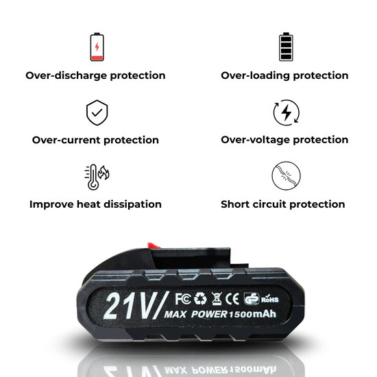 2133 : 21V Battery For ADM Cordless Electric Pruner