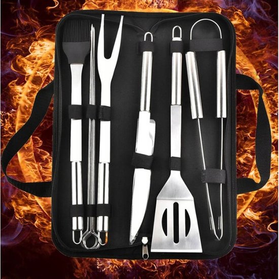 Narzędzia do grillowania | zestaw na grilla 9 szt