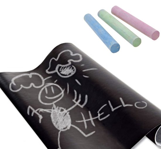 Tablica kredowa samoprzylepna 200x40 5x kreda