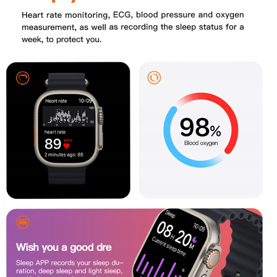 2130 : S9 Ultra Smart Watch Unisex  – 49MM