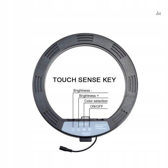 023 : 70W LED ring light with tripod & remote