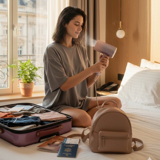 7051 : Compact Foldable Gradient Hair Dryer