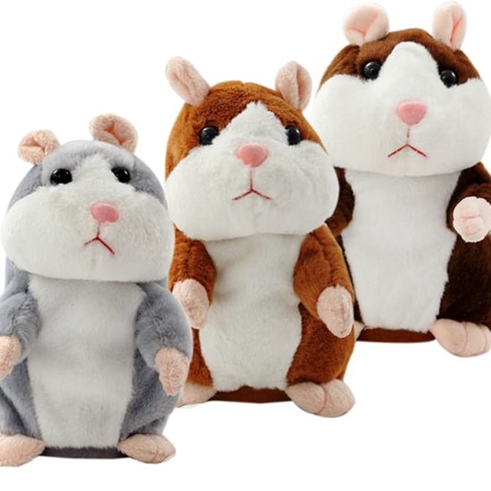 015 : Talking Interactive Hamster Repeats Moves – plush toys wholesale
