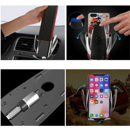 Inteligentna Samochodowa Ładowarka Bezprzewodowa