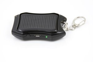 413 : Solar powerbank keychain flashlight 1200 mah