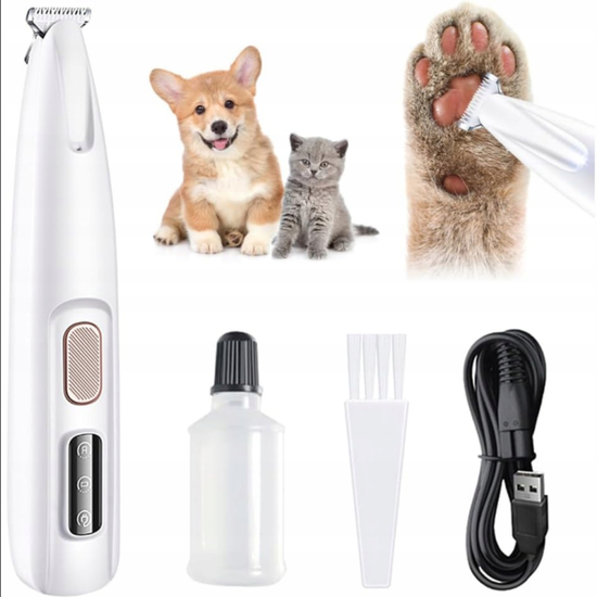 564 : Paw trimmer – precision waterproof pet paw trimmer with LED light