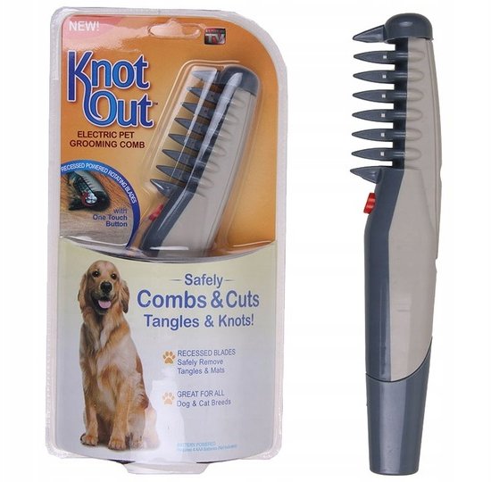 410 : Knot out electric comb for dogs and cats