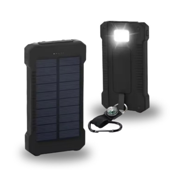 352 : Solar powerbank compass 8 000 mAh