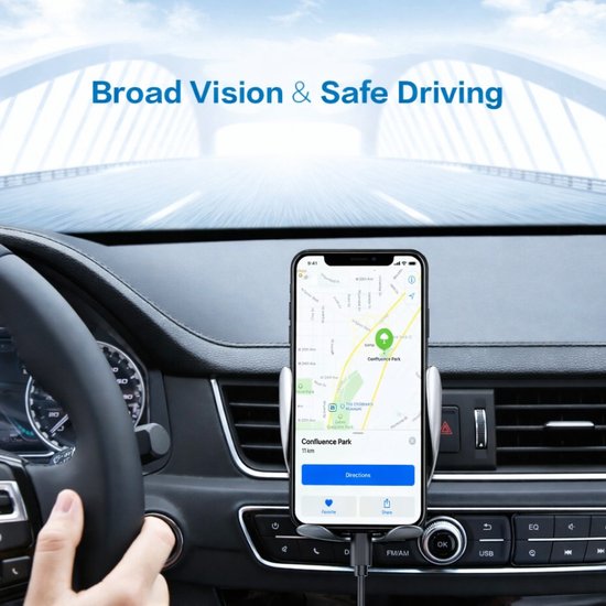 7062 : Automatic Car Wireless Charger