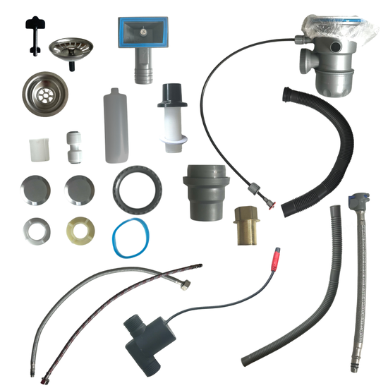 535 : ADM Smart kitchen sink with pull-out faucet