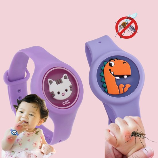 Pasek przeciw komarom - fioletowy