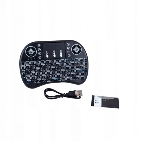 172 : Wireless keyboard smart TV i8 + backlit