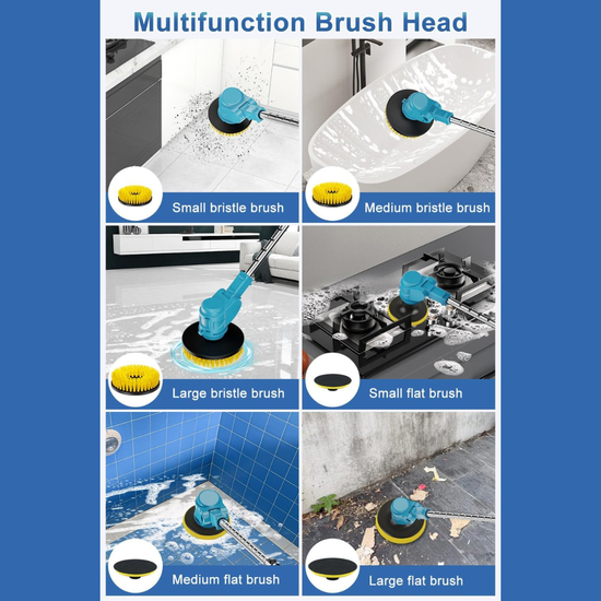 Multi-Functional Electric Brush Cleaner