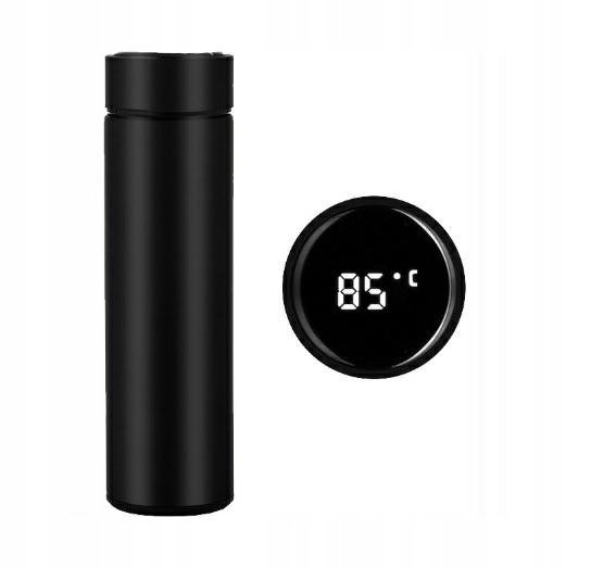 108 : Smart Thermal Bottle 500ml – LCD Temperature Display Thermos