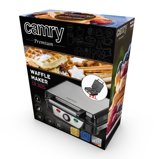 CR 3025 : Camry Waffle Maker 1500 W