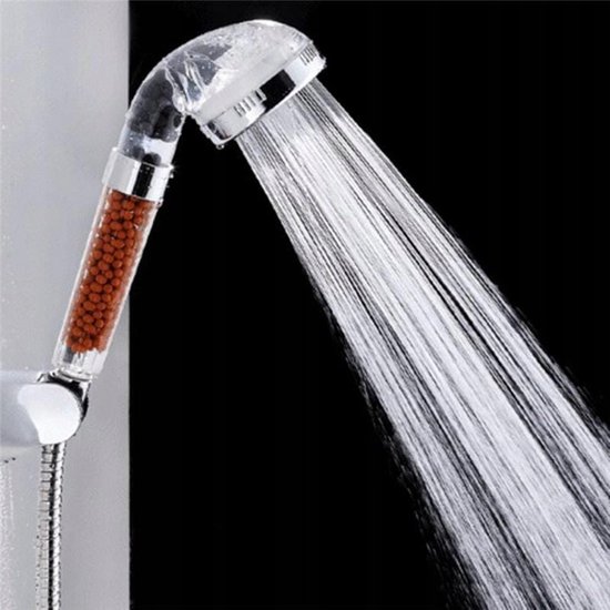 080 : Shower head filtering with tourmaline