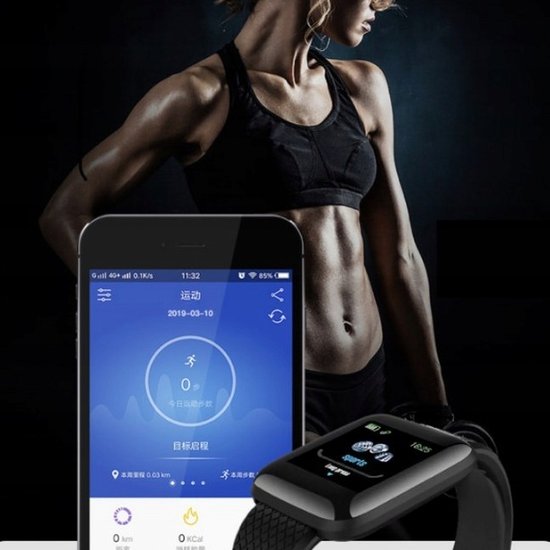 190 : Smartwatch for Lifestyle M116 – Unisex