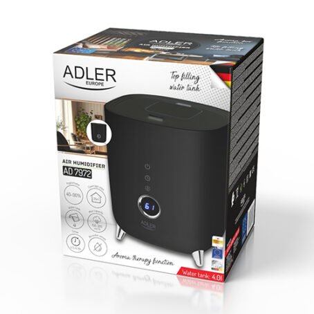 AD 7972 b : Adler Ultrasonic Humidifier black
