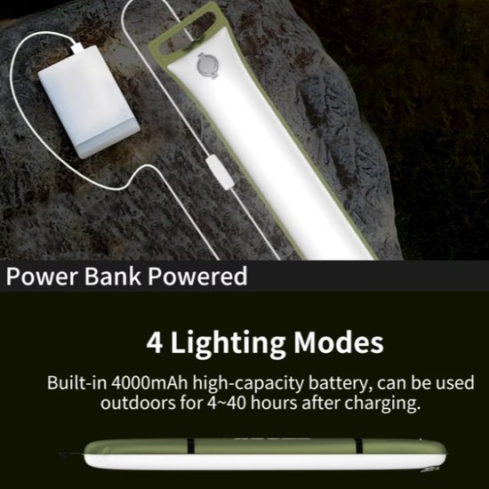 6018 : Inflatable camping LED light usb