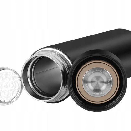 108 : Smart Thermal Bottle 500ml – LCD Temperature Display Thermos