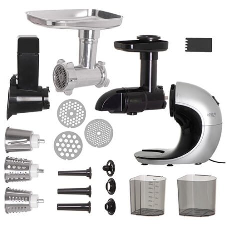 AD 4131 : Adler Slow-speed juicer 3in1 – Meat mincer, Juicer, Vegetable grater