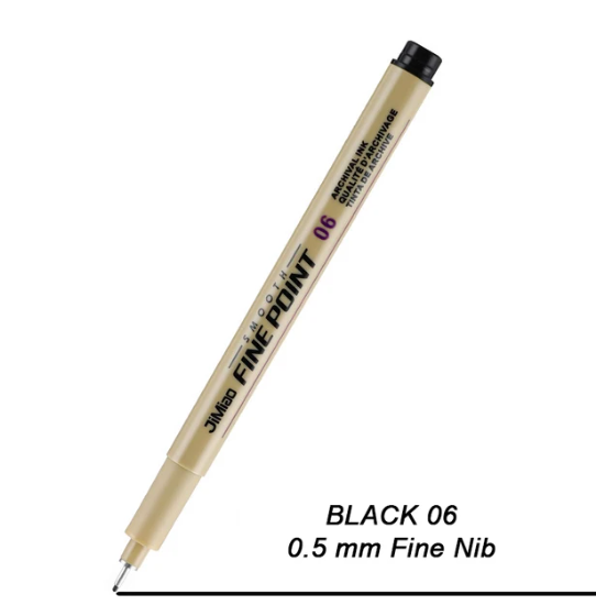 501 : Fineliner markers for sketching | 9-Piece Set