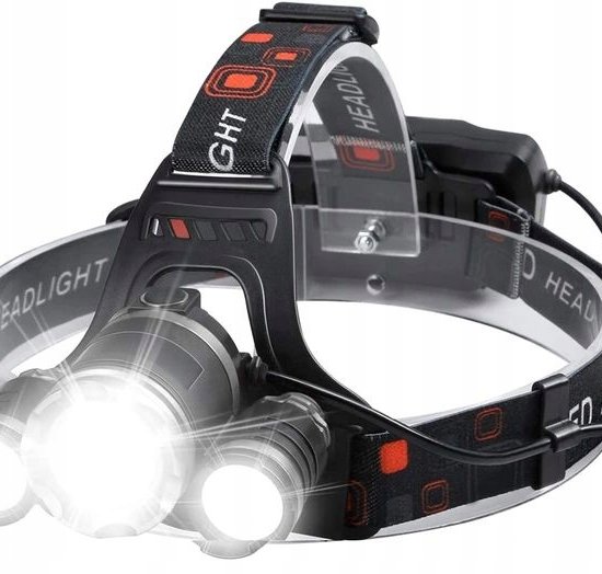 419 : Powerful 3 x led t6 cree headlamp