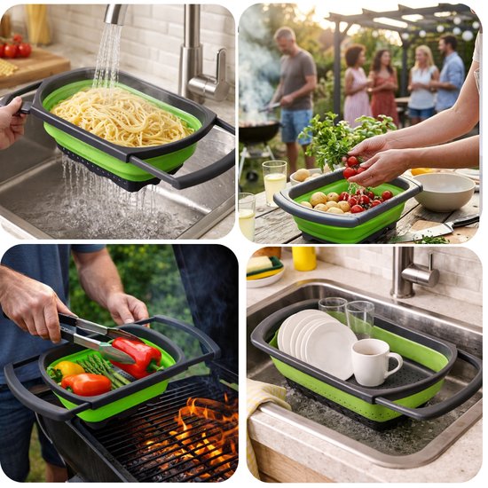 Wielofunkcyjny składany durszlak