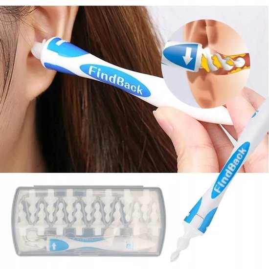 272 : Soft silicone ear cleaner | 16 replacement tips included